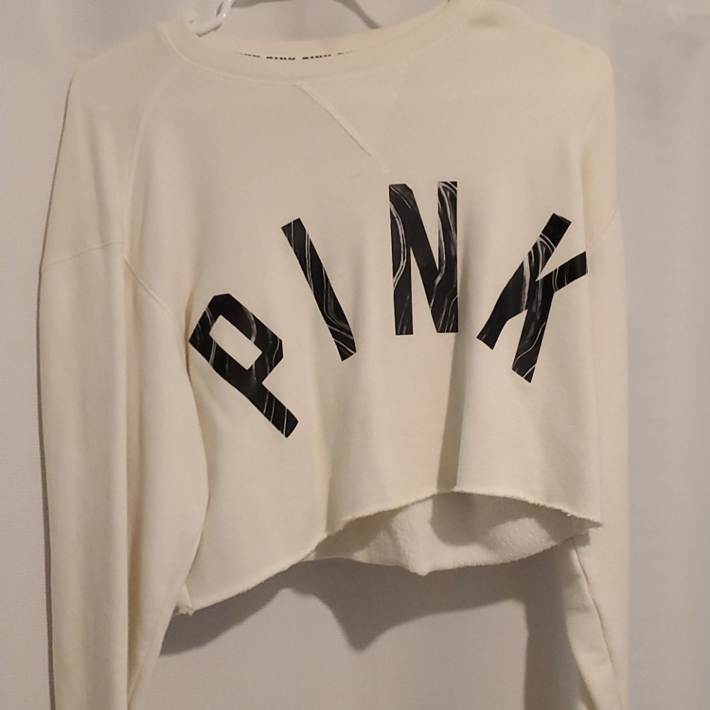White cropped sweater!